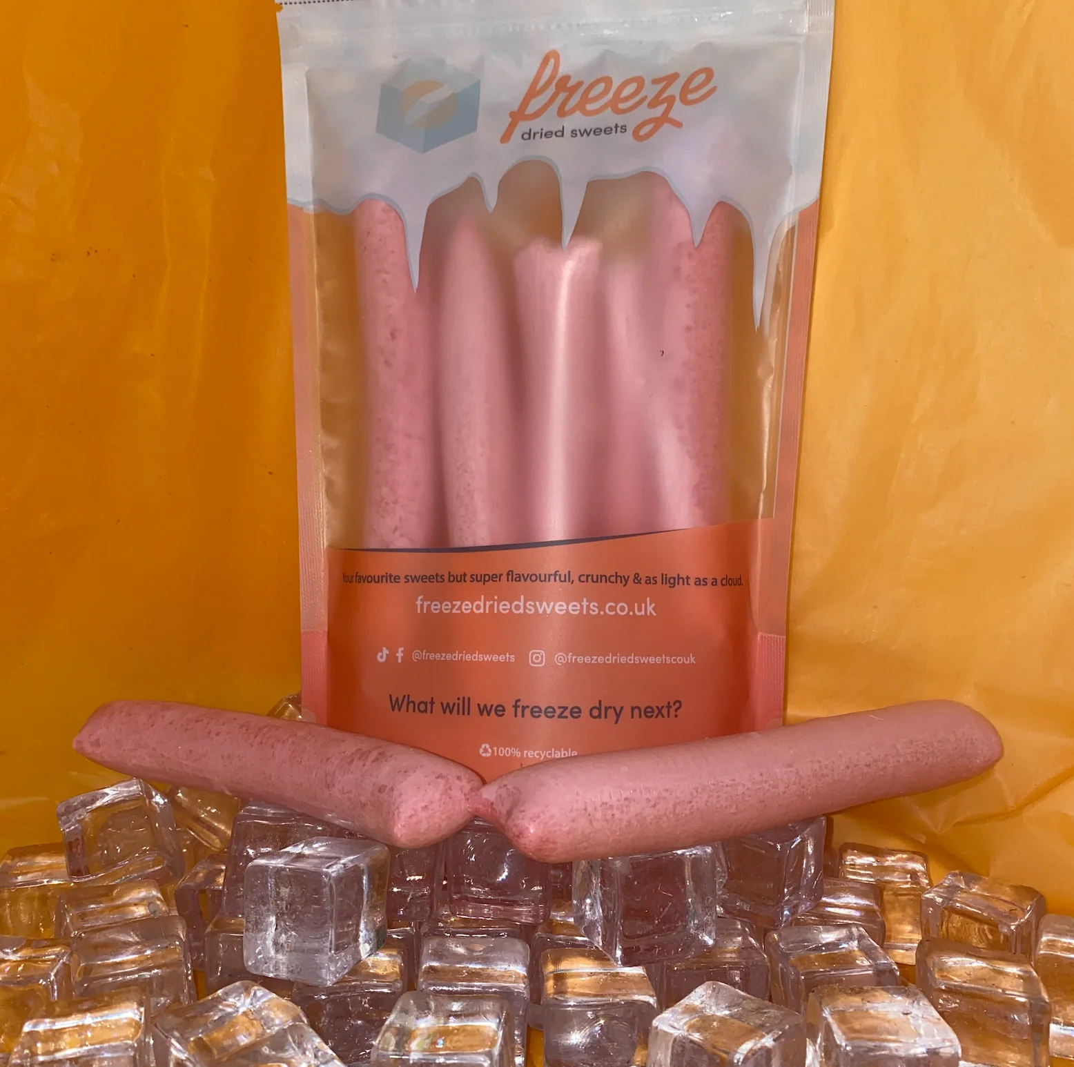 Vimto Chew Bar x3 - Freeze Dried Sweets - Vegan, Vegetarian & Halal - Image 3